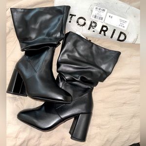 Torrid - Slouchy Mid Calf Boot - 9.5 Wide